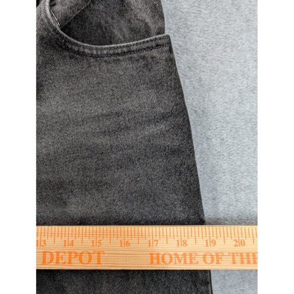 Vintage Levi's 551 Jeans Womens 4 Black Relaxed Fit Tapered Leg Made USA 90s - Picture 5 of 15